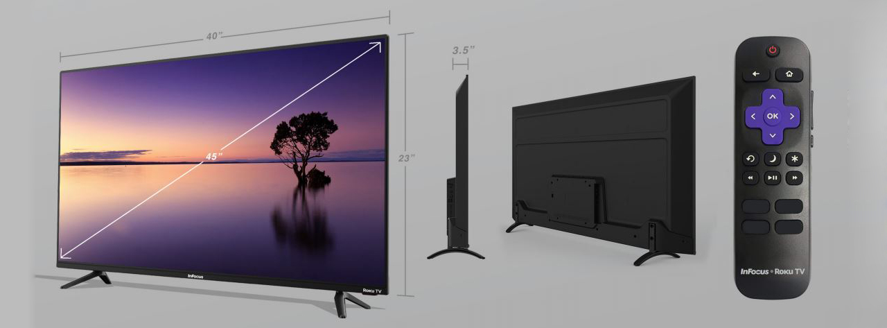 Dimensions of TV
